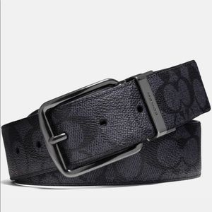 Coach Buckle Cut-To-Size Reversible Belt